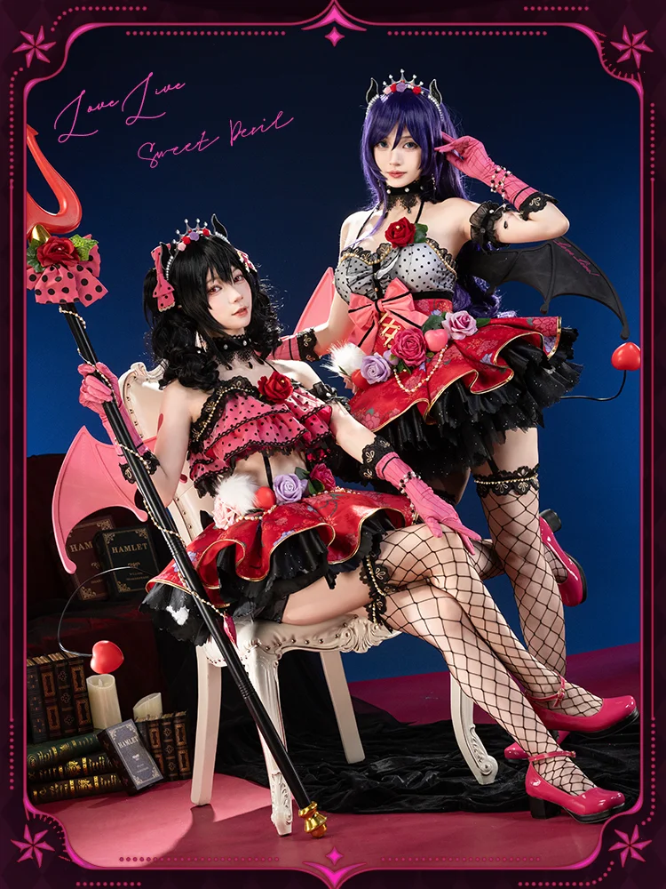 

Женская юбка в стиле аниме Love Live Rose Nico Yazawa / Nozomi