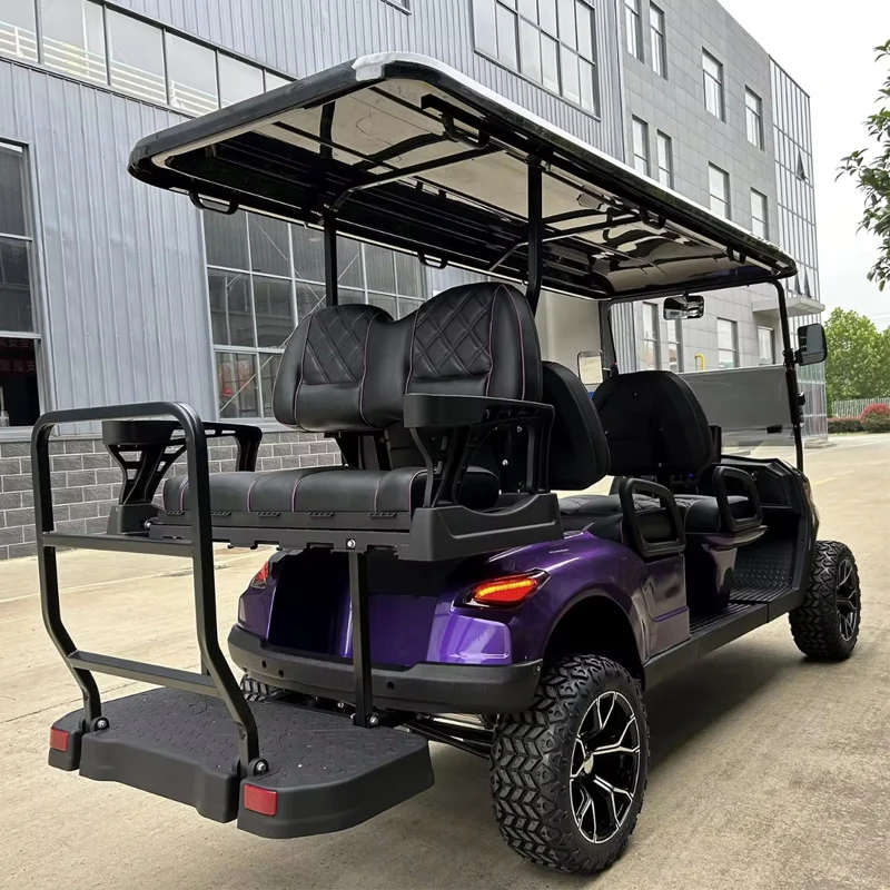 Made in China electric golf cart 5kw AC motor 48V72V lithium battery 4 seats 6 seats off-road golf cart