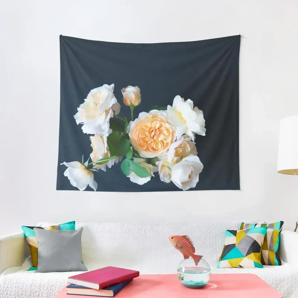 

English roses Tapestry Room Decorator For Bedroom Funny Outdoor Decoration Tapestry