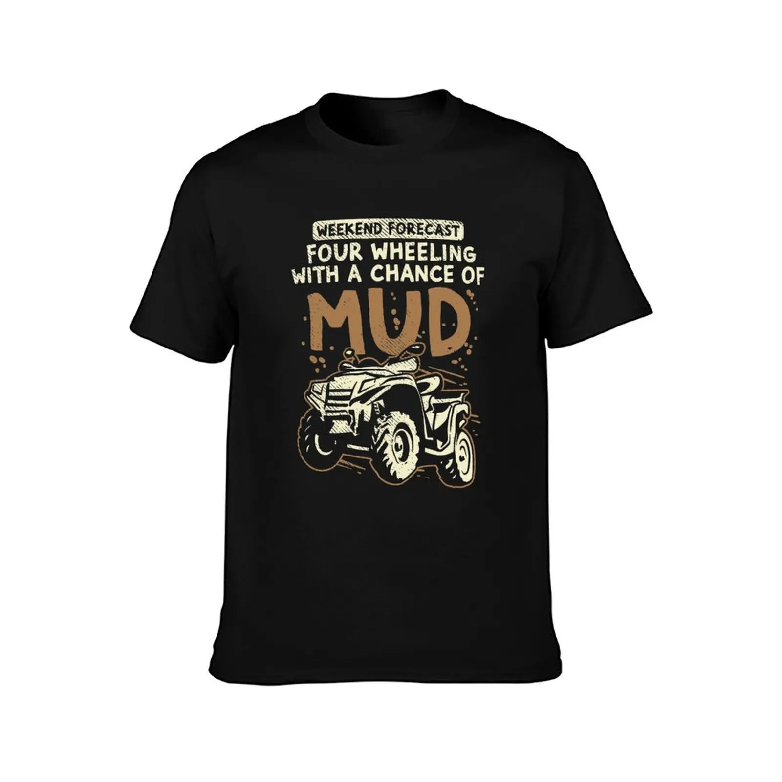 Quad Driver Offroad Four Wheeler Gift T-Shirt Big Size Short Sleeve Tee for Men T-Shirt