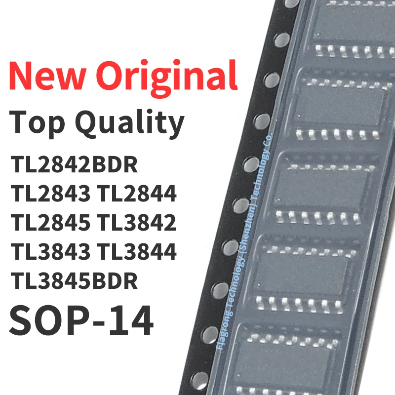 10 Pieces TL2842BDR TL2843BDR TL2844BDR TL2845BDR TL3842BDR TL3843BDR TL3844BDR TL3845BDR SOP-14 Chip IC New Original