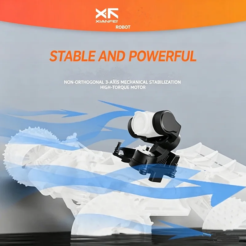 NEW XF C-20T 3-Axis FPV Gimbal for DJI O4/O4 Pro - USB Adjustable Stabilizer with Head Tracking And High-Speed Control