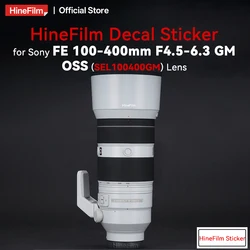 FE100-400GM Lens Premium Decal Skin for Sony FE 100-400 f/4.5-5.6 GM OSS Lens Wrap Sticker SEL100400GM Anti-scratch Cover Film