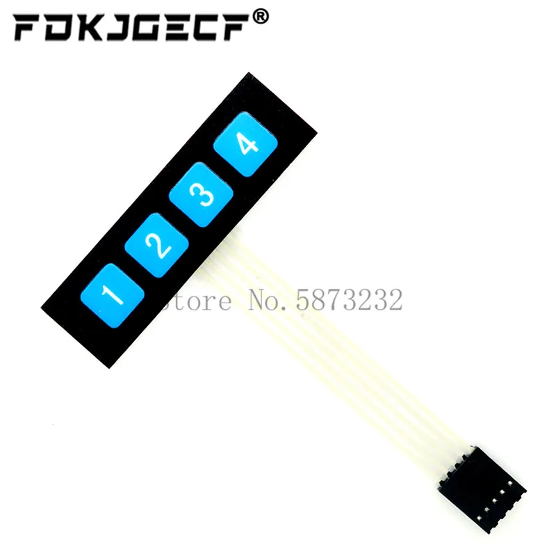 아두이노 스마트 자동차용 매트릭스 어레이 매트릭스 키보드, 멤브레인 스위치 키패드, 4 12 16 20 키, 1*4, 3*4, 4*4, 4*5, 1x4, 3x4, 4x4, 4x5