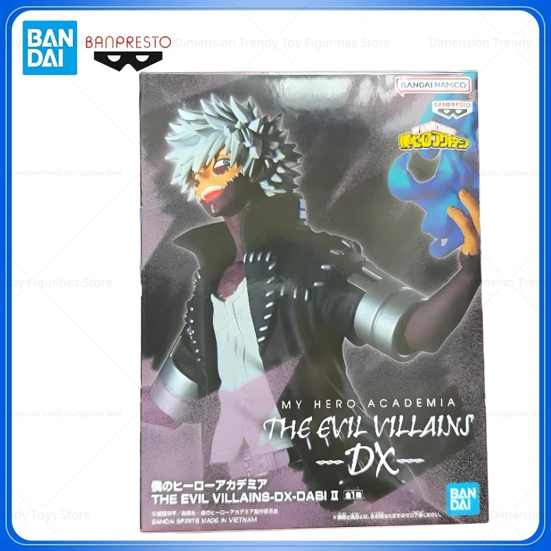 

Bandai In Stock Banpresto Original Anime My Hero Academia The EVILVILLAINS DX Dabi Action Figure Model Toy Gift DT