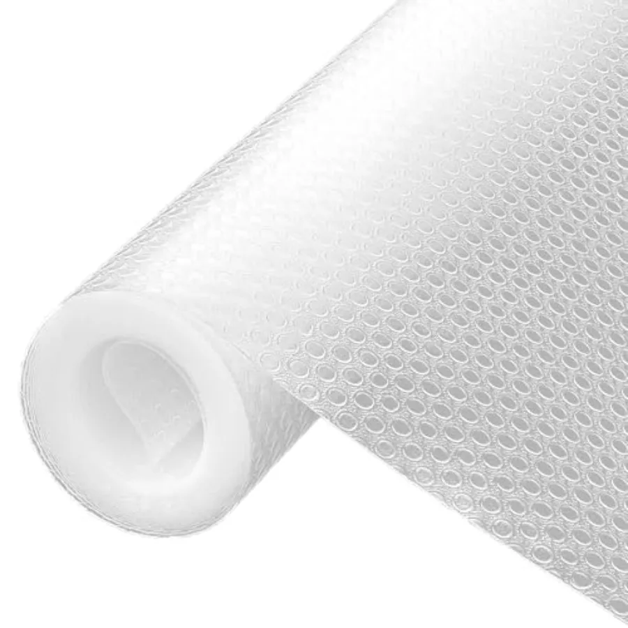 Shelf Liner, Waterproof Refrigerator Liner, Drawer Liners for Kitchen Cabinet, Bathroom Under Sink Mat Non Adhesive Fridge Line