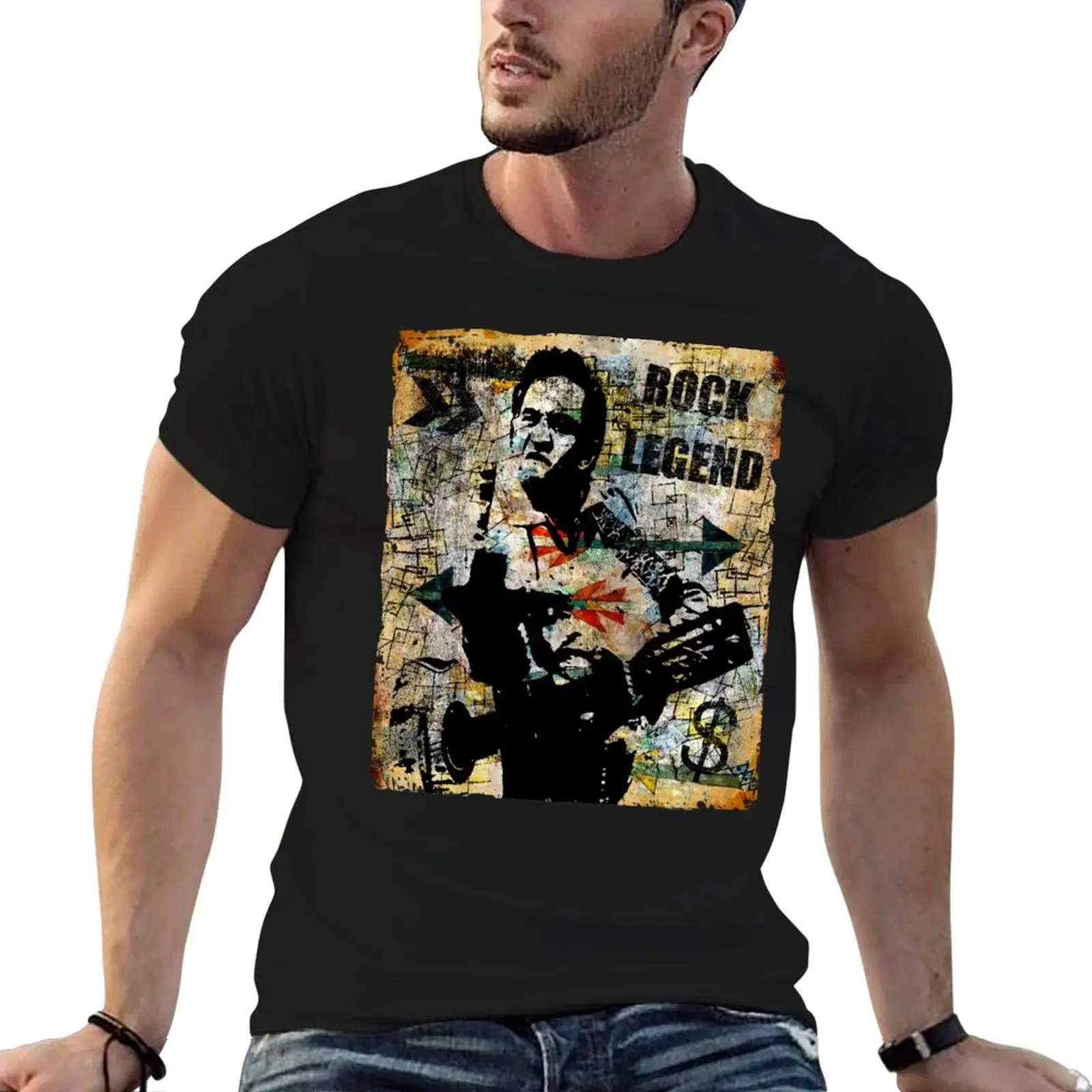 

Rock Guitar Music Legend T-Shirt vintage t shirts cute tops mens graphic t-shirts funny