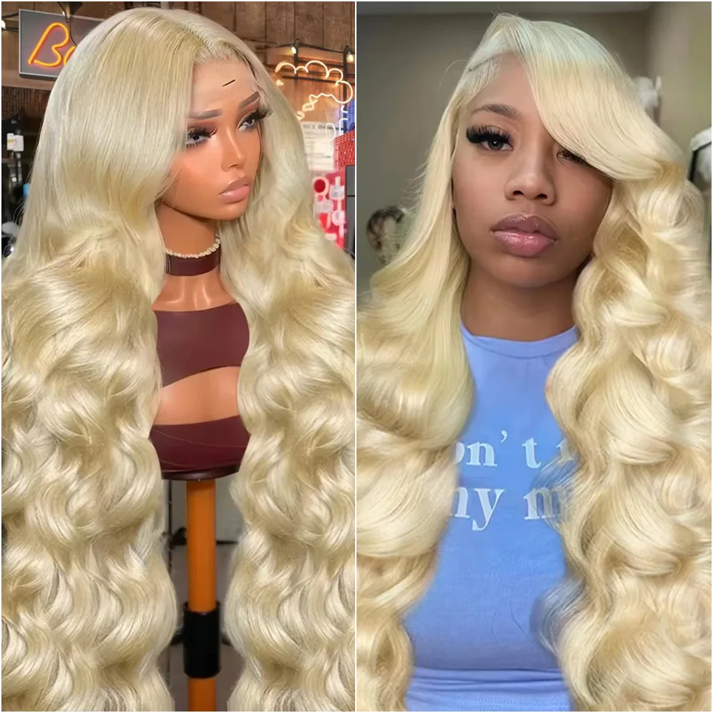 

Парик из натуральных волос 13x6 HD Transparent Body Wave Lace Frontal, 200% плотность, 40 дюймов, бразильский, 613 медово-русый, с прозрачной сеткой, для женщин