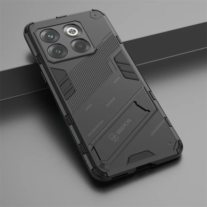 For OnePlus 10T 5G Case Armor Shockproof Phone Cases For One Plus 10 T Oneplus10T Silicone Hard Rugged PC Kickstand Back Cover