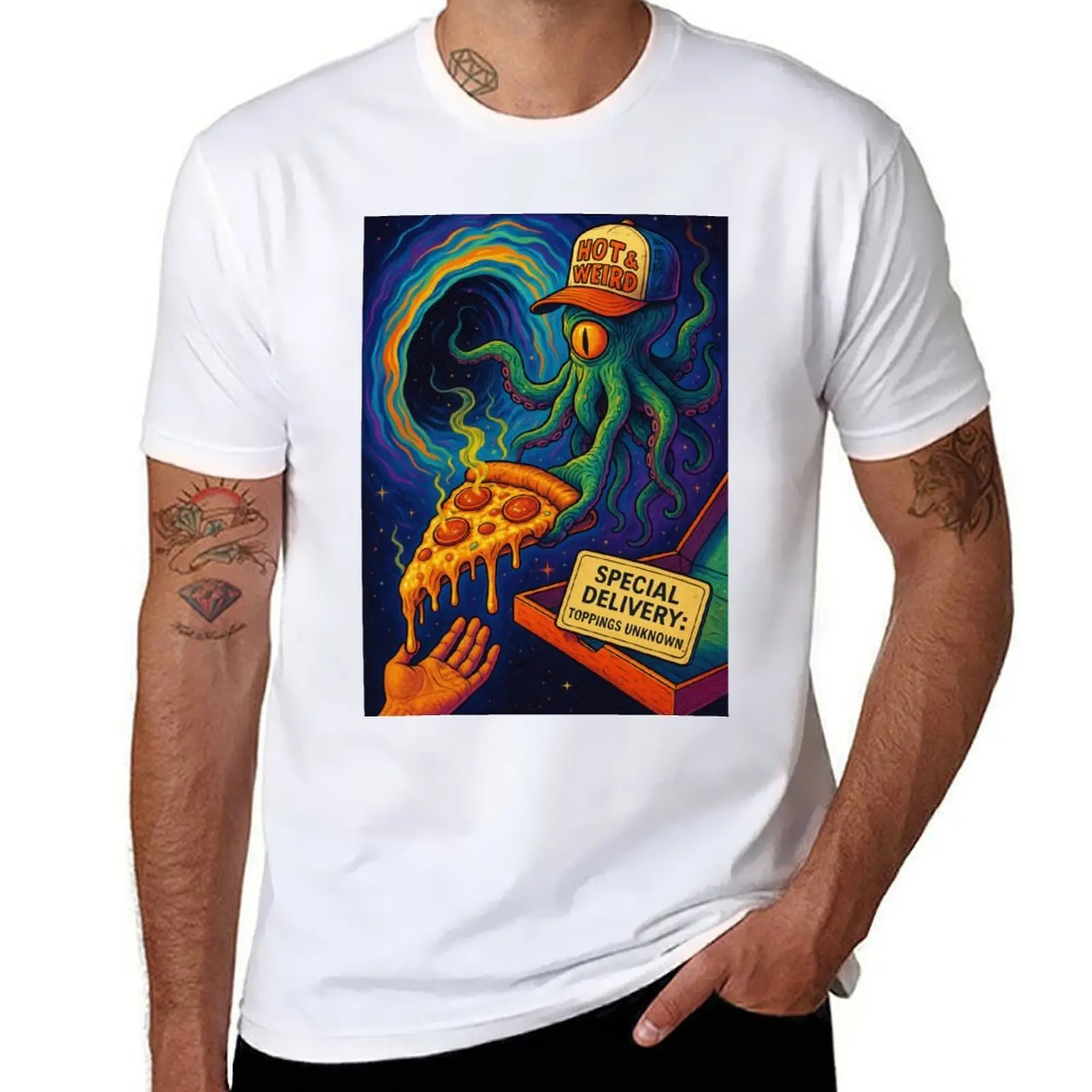 

Special Delivery - Interdimensional Pizza Chaos T-Shirt man t shirt summer cotton t shirt man T-Shirt