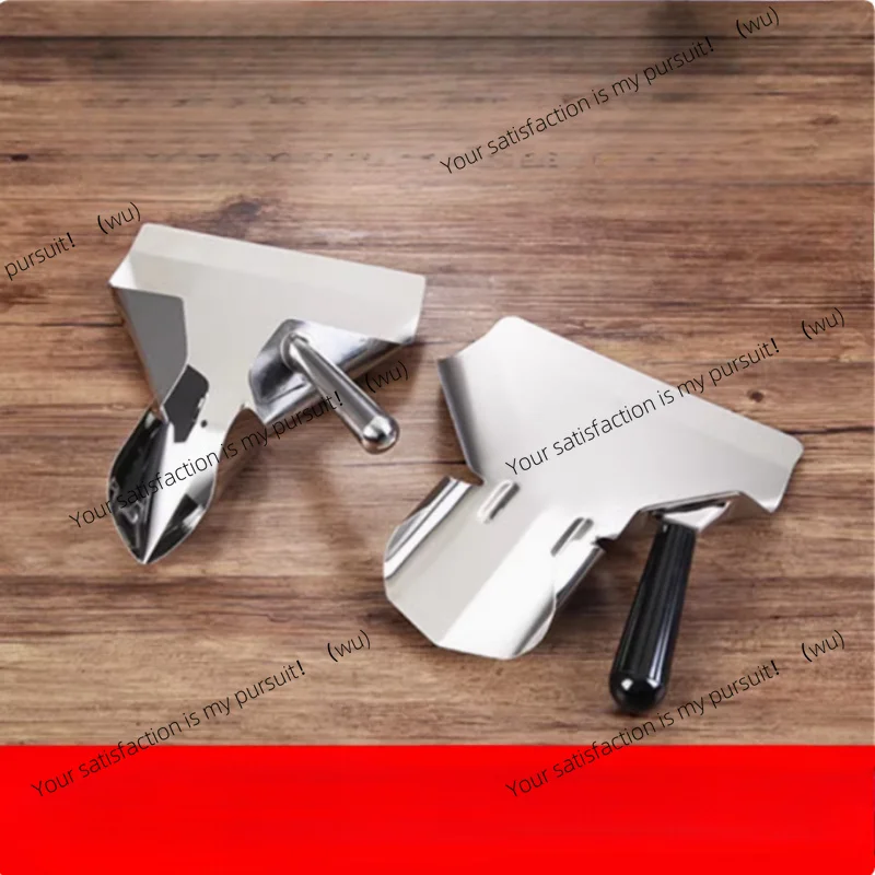 1PC Food French Fries Shovel Fry Scoop Stainless Steel Chip scoop for Hamburger Popcorn Packing shovel  Baking Tool