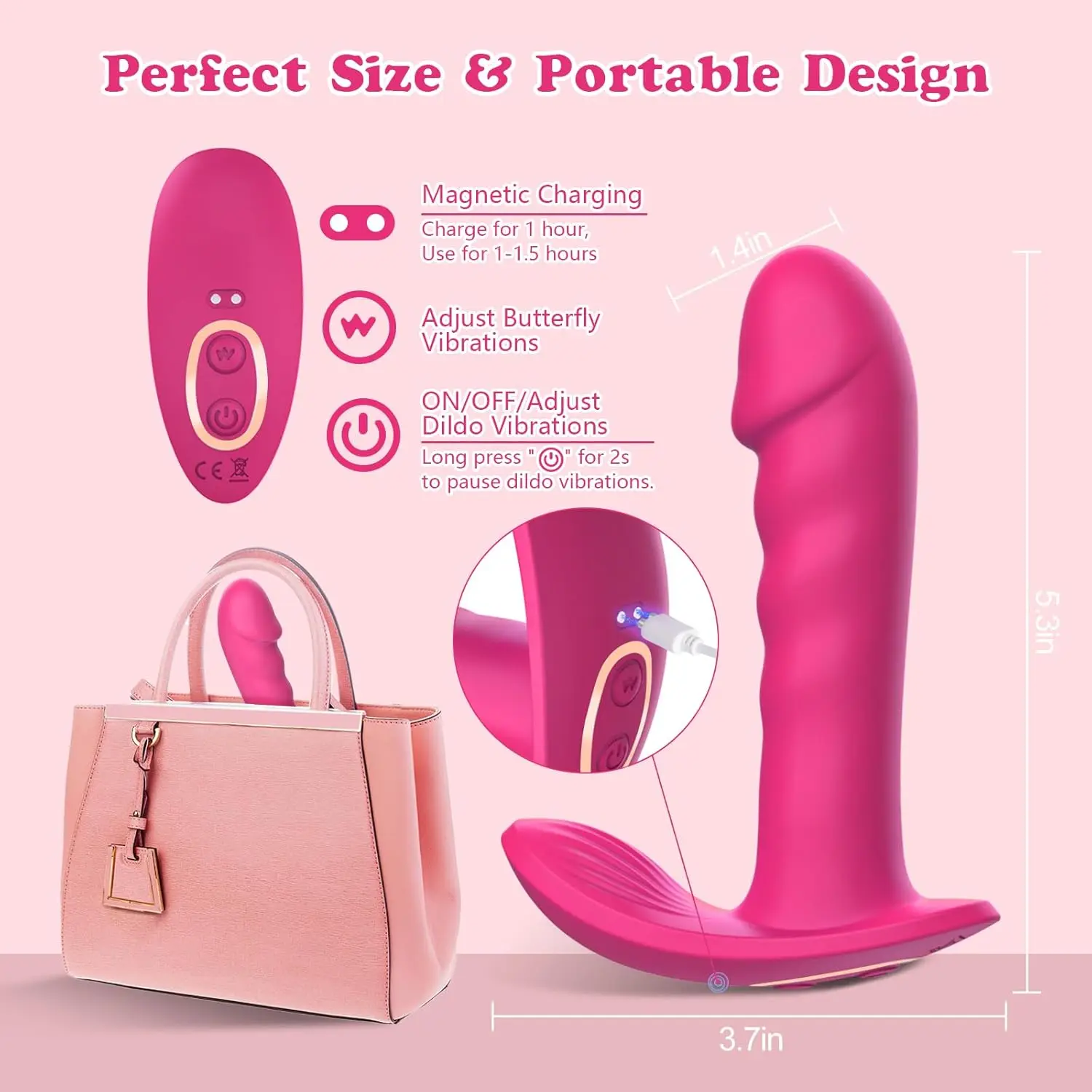 With 9 Vibration Modes for Women or Couples Butterfly Adult Toy Dildos Wearable Panty Vibrator Sex Toys G Spot Dildo Vibrator