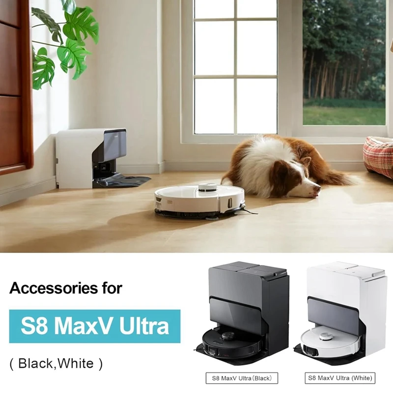 Für Roborock S8 Maxv Ultra Roboter Staubsauger Wichtigsten Seite Pinsel Hepa-Filter Mopp Tuch Staub Taschen Ersatz Zubehör