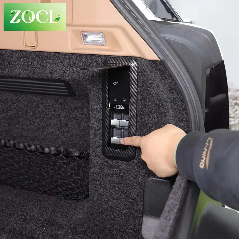For Range Rover Vogue L460 2023-2025 ABS Car Trunk Seat Folding Button Anti Misoperation Cover Decorative Sticker Accessories