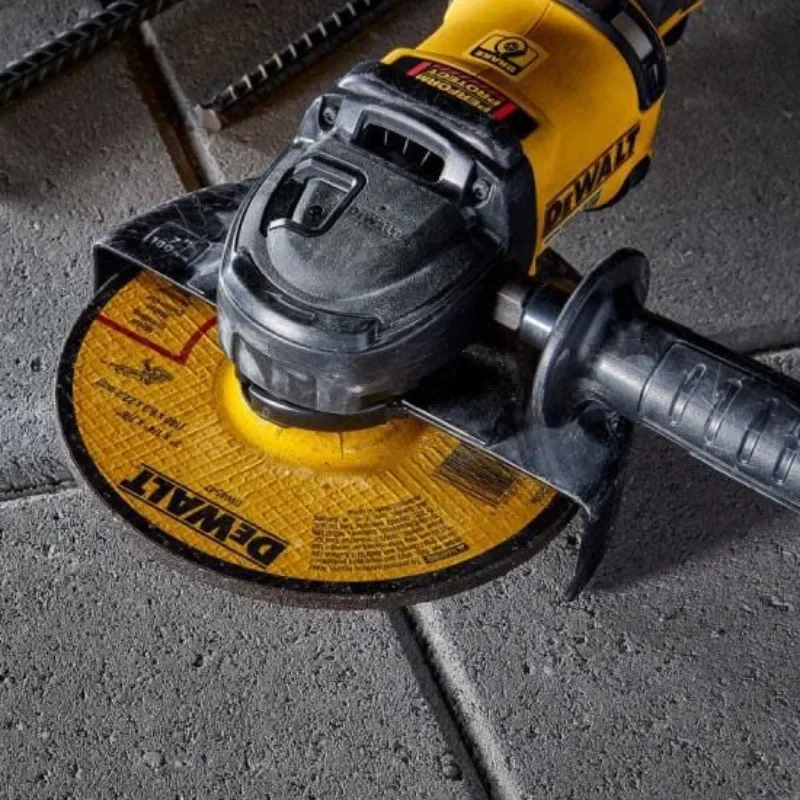 DEWALT DCG440 Kit Brushless Cordless 180MM(7 in.) Grinder KICKBACK BRAKE™ 60V Lithium Power Tools 6500RPM With Battery Charger