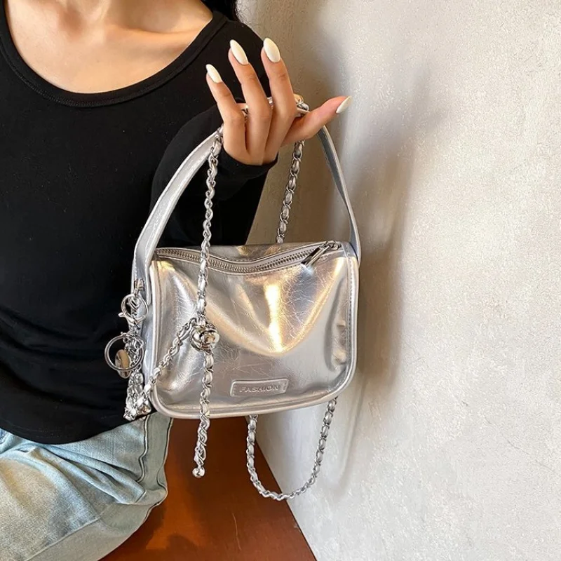 

Модная простая винтажная сумка через плечо с буквенным логотипом, практичная для пригородных поездок и повседневных женщин