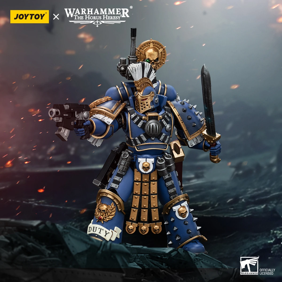 Chaîne YTOY Warhammer 30K 1/18, modèle de figurine d'action, jouets de figurine d'anime, aigue-marine, Remus Ventanus, en stock