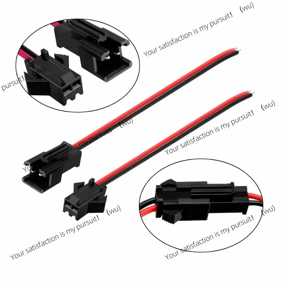 10 Pairs 15cm Long JST SM 2Pins Plug Male to Female Wire Connector
