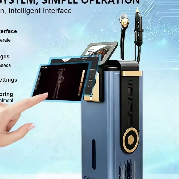 2‑In‑1 Multifunctional Diode Laser Machine 5 Wavels 755‑1064nm Ice Point Cooling Painless Hair Removal Skin Rejuvenation Salon