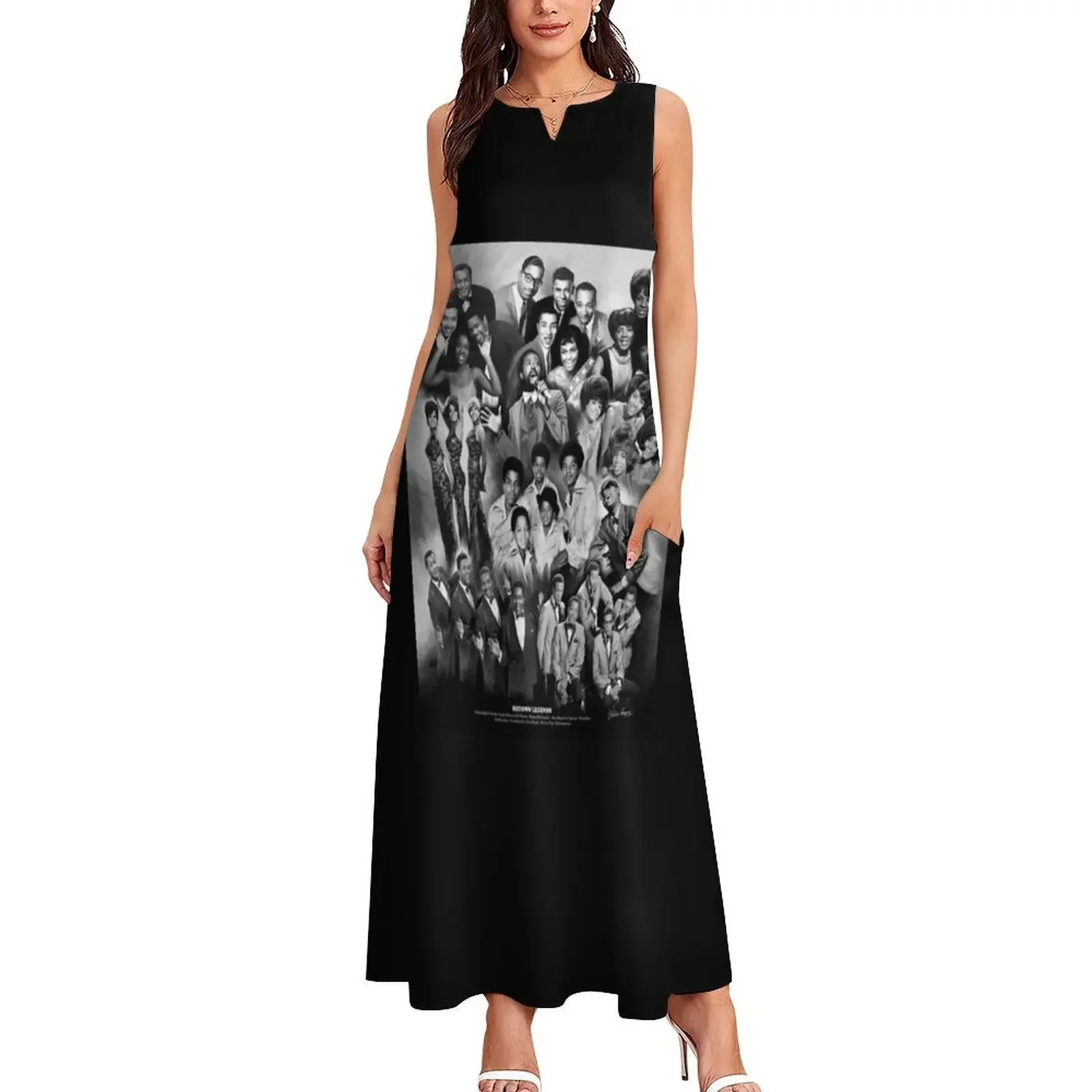 モータウンレジェンドクラシック Tシャツロングドレス誕生日ドレス女性のための高級 2025 プロム服女性服ドレス女性のための