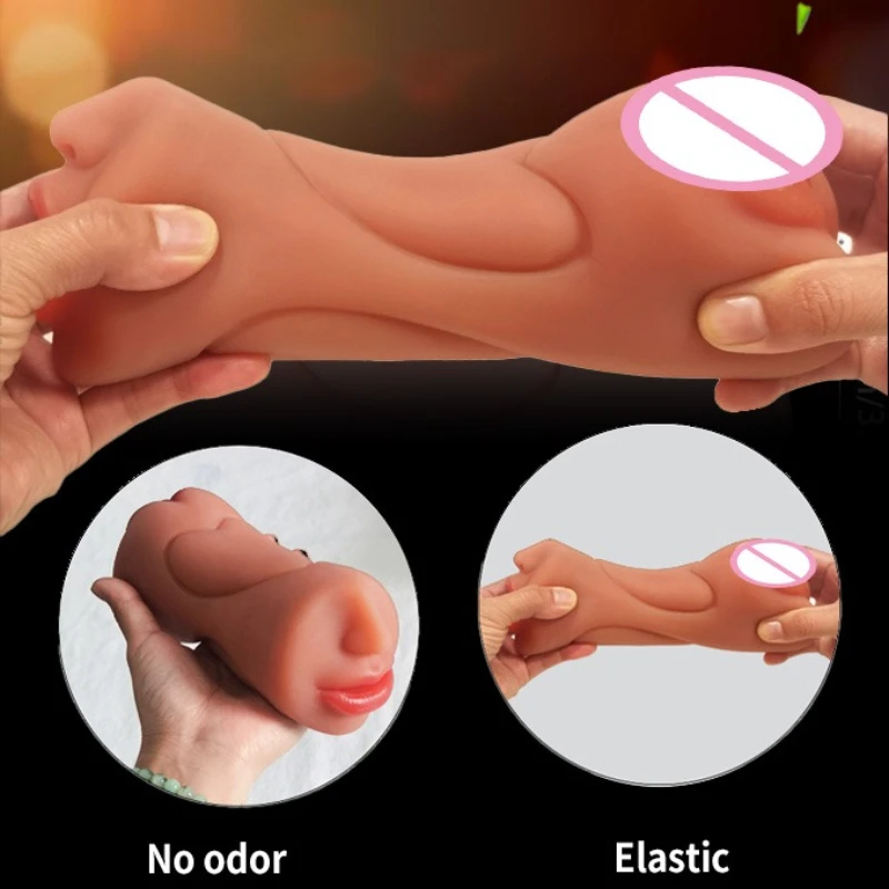 Realistic Male Masturbation Blowjob 3 IN 1 Artificial Vagina Masturbator Cup Deep Throat Oral Anal Clit Adult Products Sex Toy18 view 5