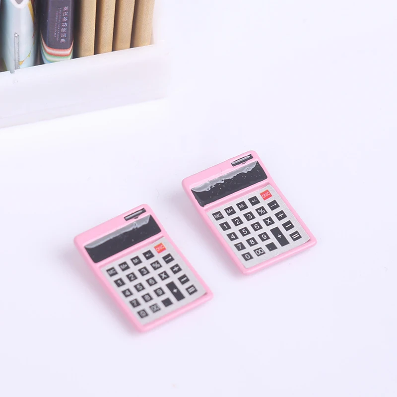 จําลองมินิเครื่องเขียน Pocket Micro Stapler/เครื่องคิดเลขการเรียนรู้ของเล่นเพื่อการศึกษาห้องเรียนฉากตกแต่ง