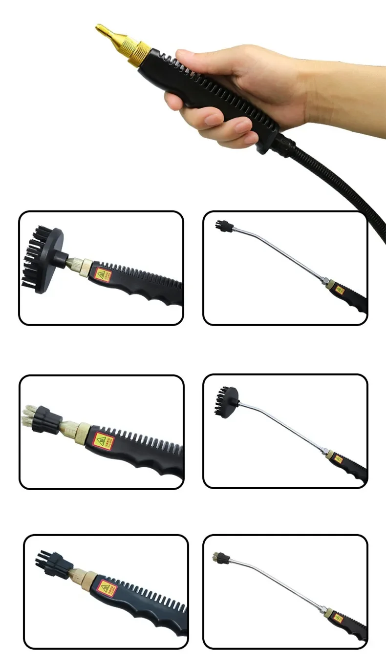 3Bar Home Electric Steam Cleaner , Household Steam Generator 2500W for Car/Air Conditioner/Range Hood Multi High Pressure Washer