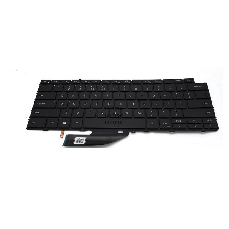 

Laptop US Layout Backlight Keyboard For Dell XPS 13 7390 2-in-1 Black Color