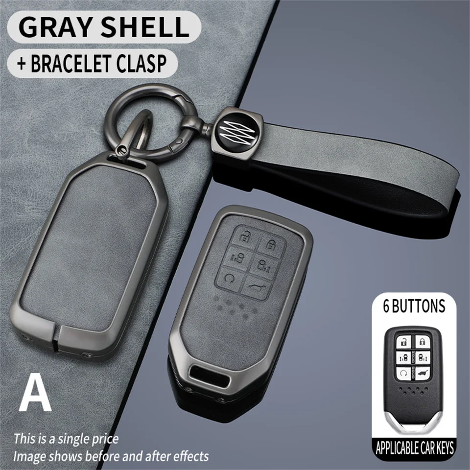 Car key case key shell set for Honda CR-V ACCORD ODYSSEY CIVIC ect all-inclusive protection keychain Accessories Holder Shell