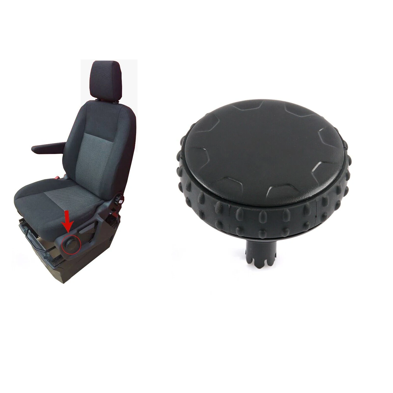 1 Stück Fahrersitz-Höhenverstellgriff für Ford Transit Tourneo Custom 1805640 Linksseitiger Auto-Ersatzteil Zubehör