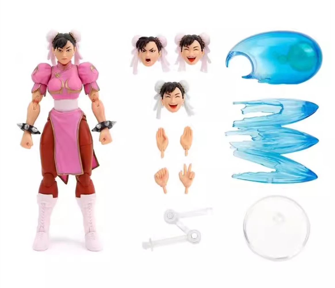 In Stock 100% Original Jada Toys 1/12 Sdcc Pink Chun Li Action Figures Anime Model Toys Figura Collection