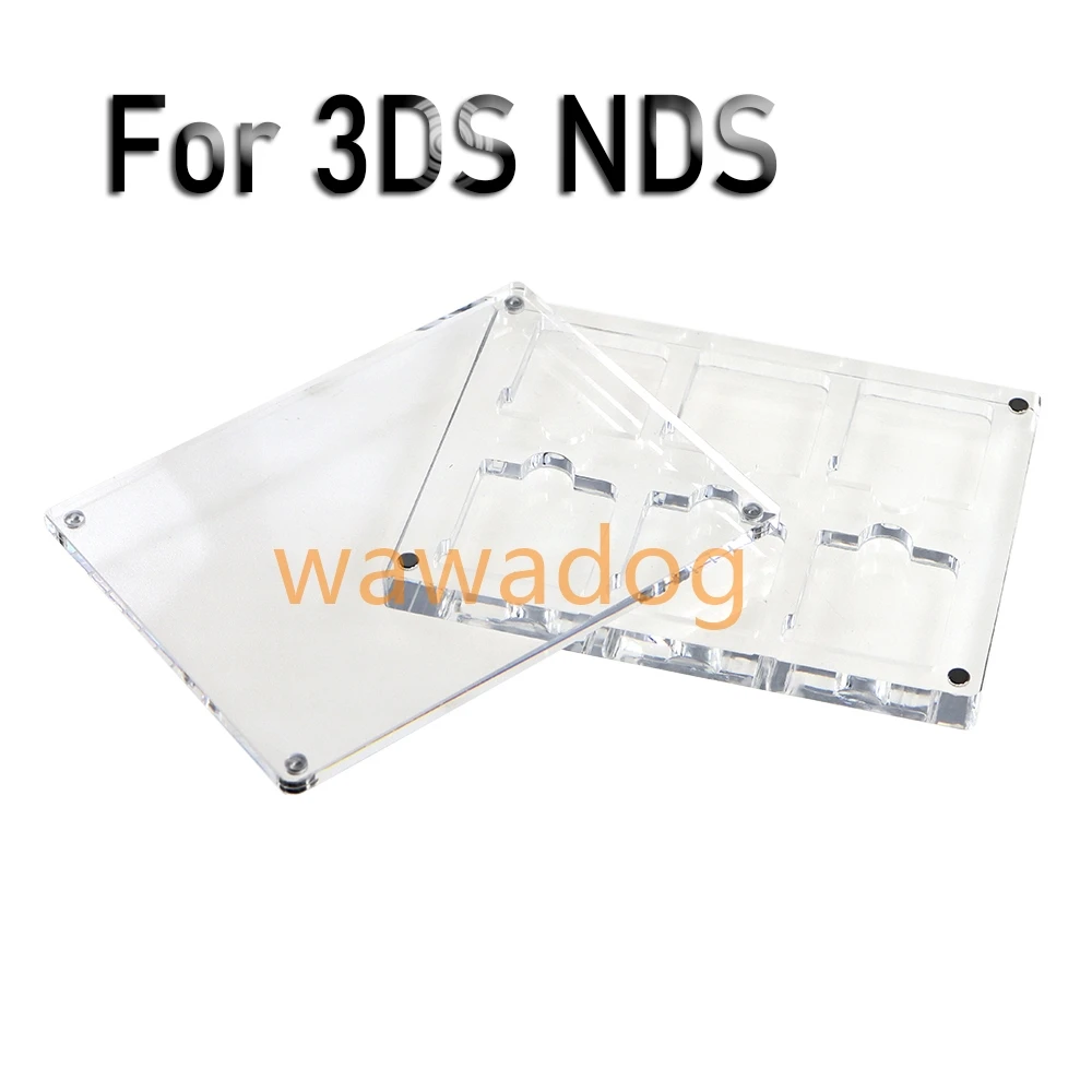 1pc For 3DS NDS 6 in 1 Game Card Case Magnetic Cover Acrylic Storage Display Box Hard Shell
