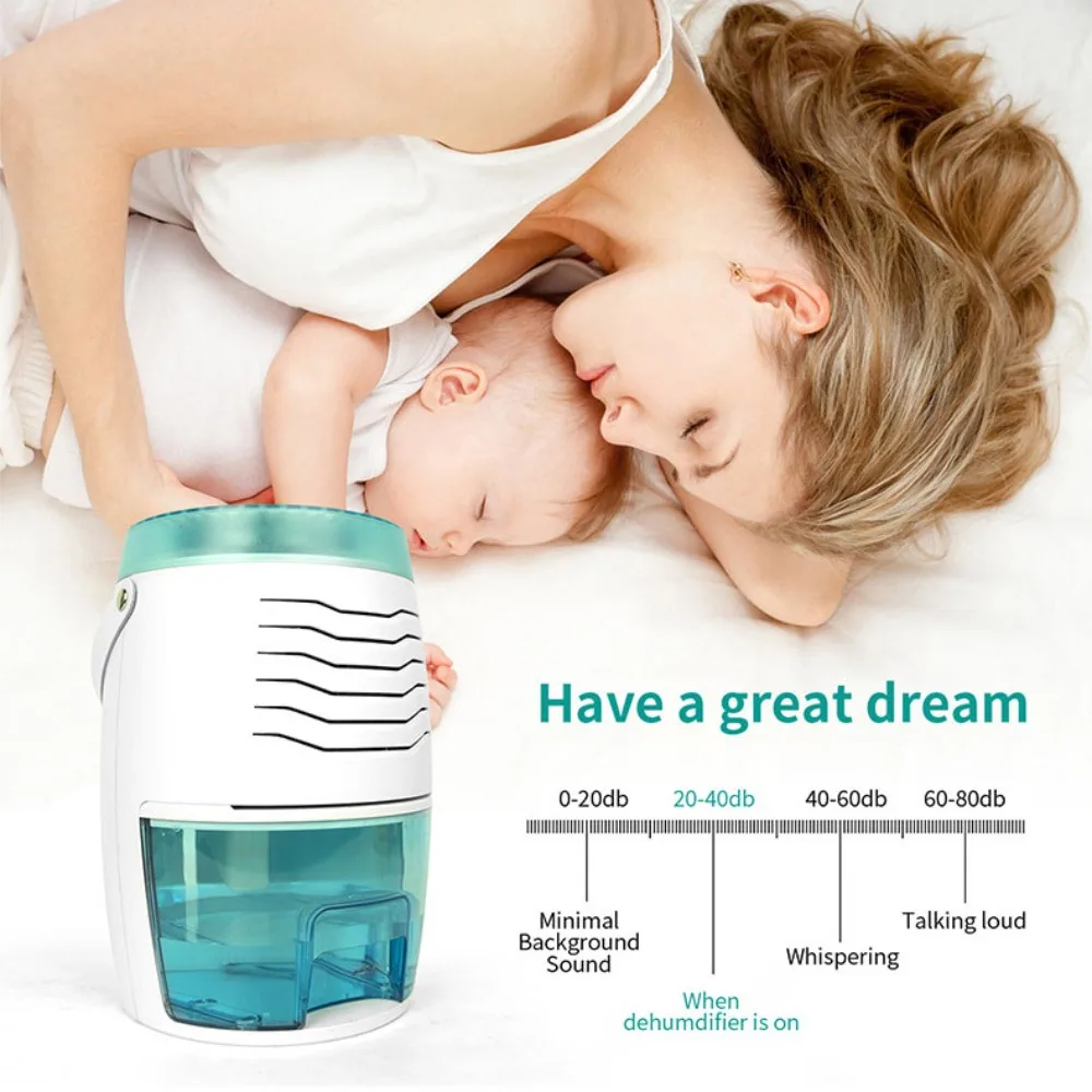 휴대용 제습기 공기 청정기 USB 음소거 수분 흡수기 홈 룸용 공기 건조기 사무실 주방 전기 탈취제 건조기