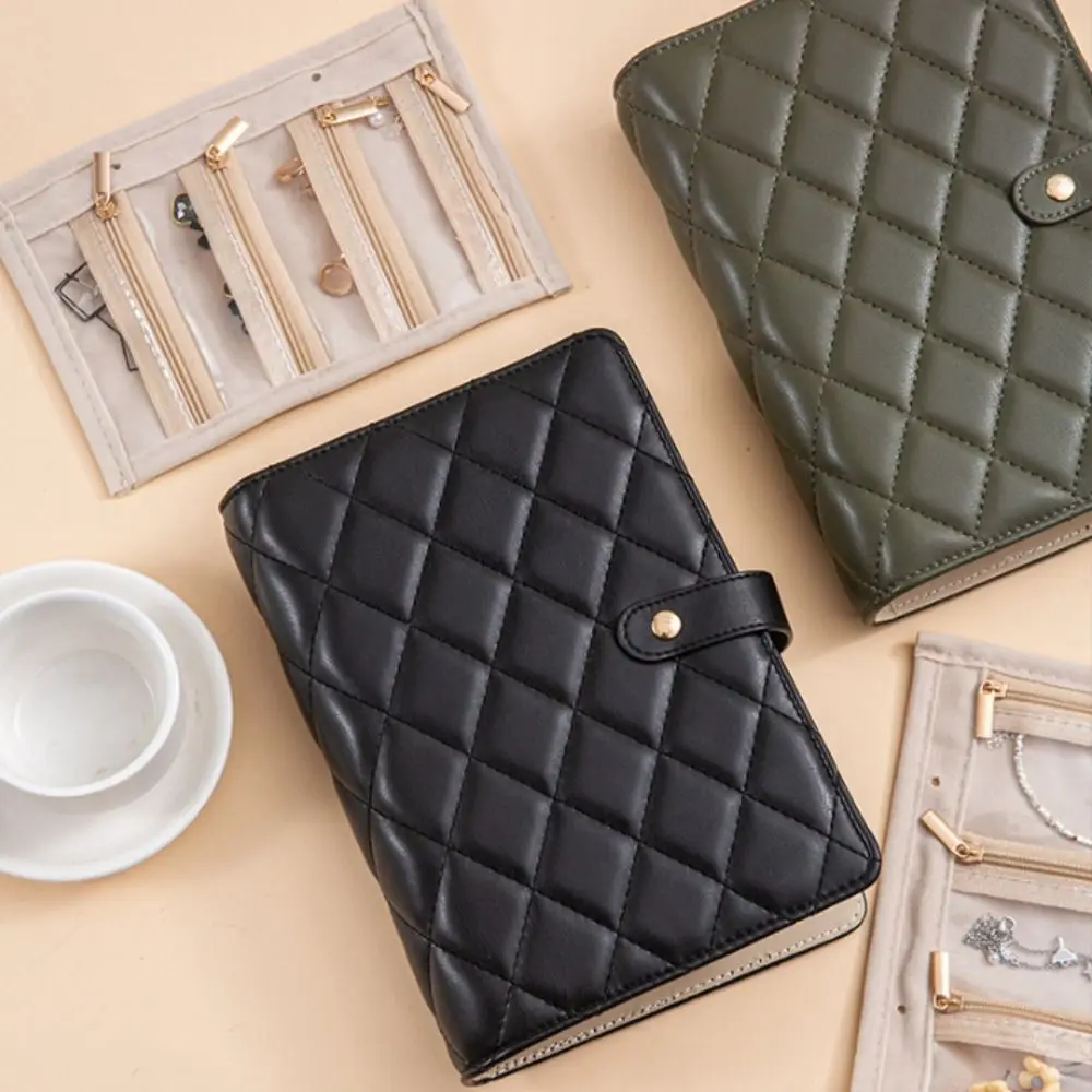 

Waterproof Jewelry Storage Book Partition Loose Leaf Necklace Binder Portable Detachable Necklace Binder Display Box Gift
