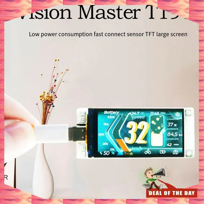 Entrega 24 horas nova tela colorida tft de 1.9 polegadas ESP32-R8 módulo sx1262 chip protocolo lorawan bluetooth wifi