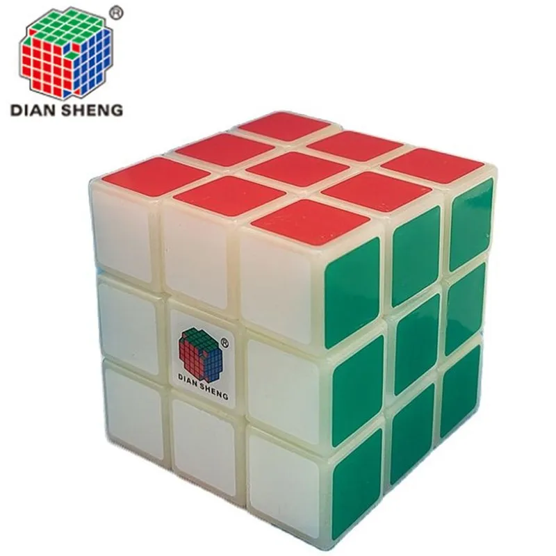 New Diansheng 3x3x3 Luminous Magic 3x3 Speed Cube Puzzles Learning Educational Good Quality Cubo magico Toys for kid Gift Idea