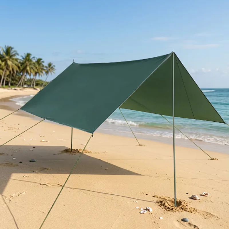 

Многофункциональный уличный тент-навес водонепроницаемый, для кемпинга и пляжа