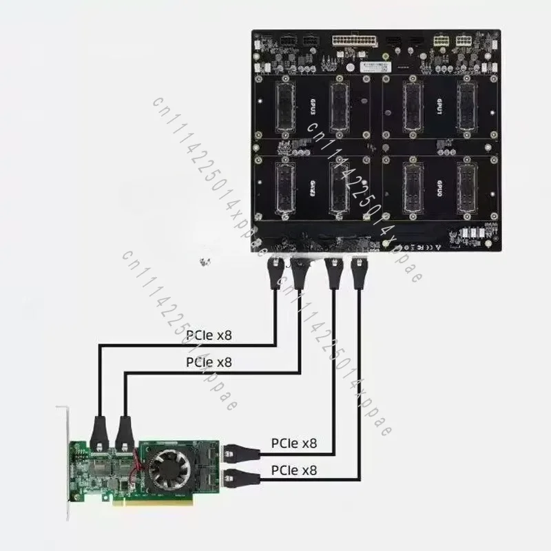 SXM2 Specification Compatible with V100 and other SXM2 GPUs Server Interface Dual GPU Bridge Adapter Board