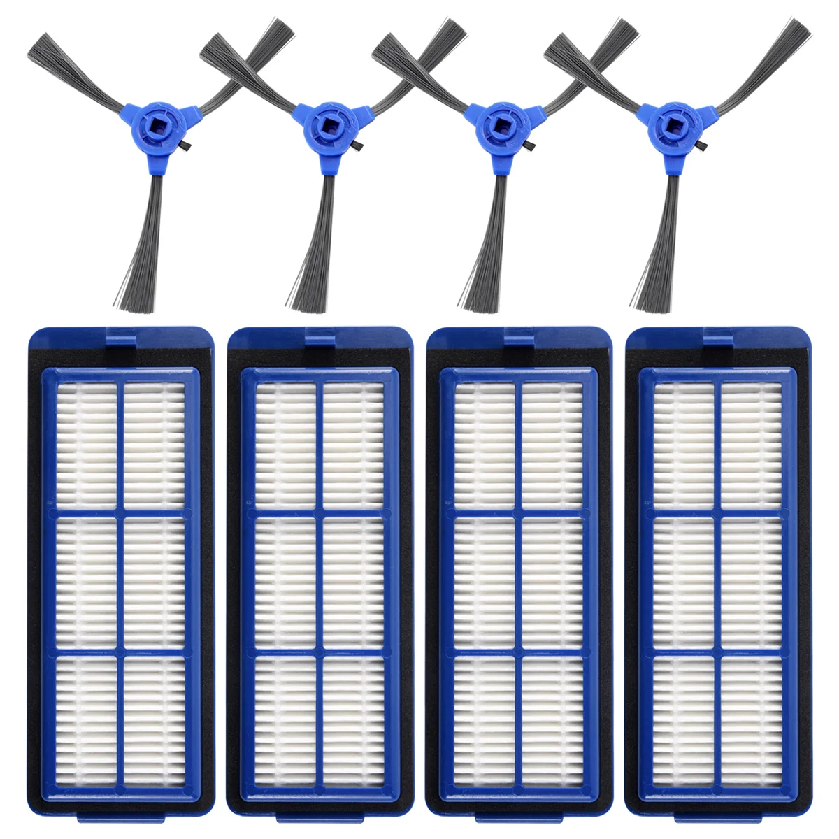 Substituição do filtro de escova lateral para Robovac, Robot Aspirador, Acessórios Parte, Híbrido, Eufy, Robovac G10