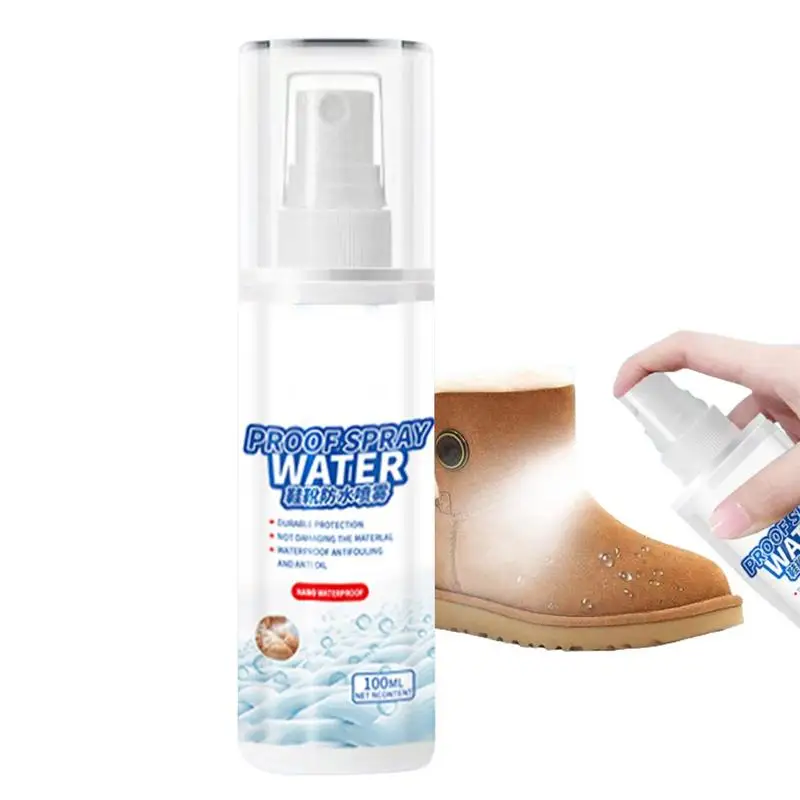 100ml Nano revestimiento hidrofóbico zapatos agente impermeable Spray botas de nieve zapatos deportivos chaquetas Protector de agua