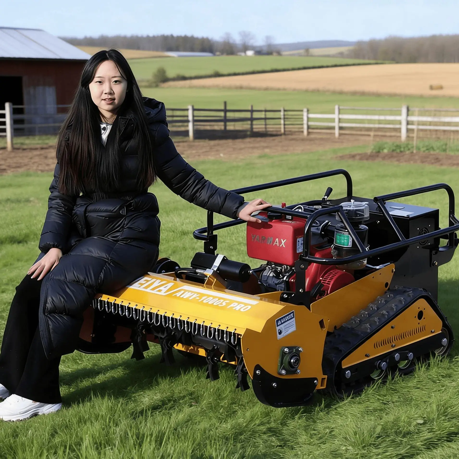 

Customized clearance flail mower Remote hydraulic lift easily tackles uneven ground safer operation Blade speed 2500-3000r/min