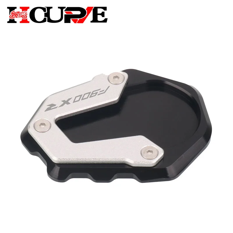 Motorcycle Kickstand Foot Side Extension Pad Support Plate Enlarge Stand For F900R F900XR F900 R F900 XR 2020-2023