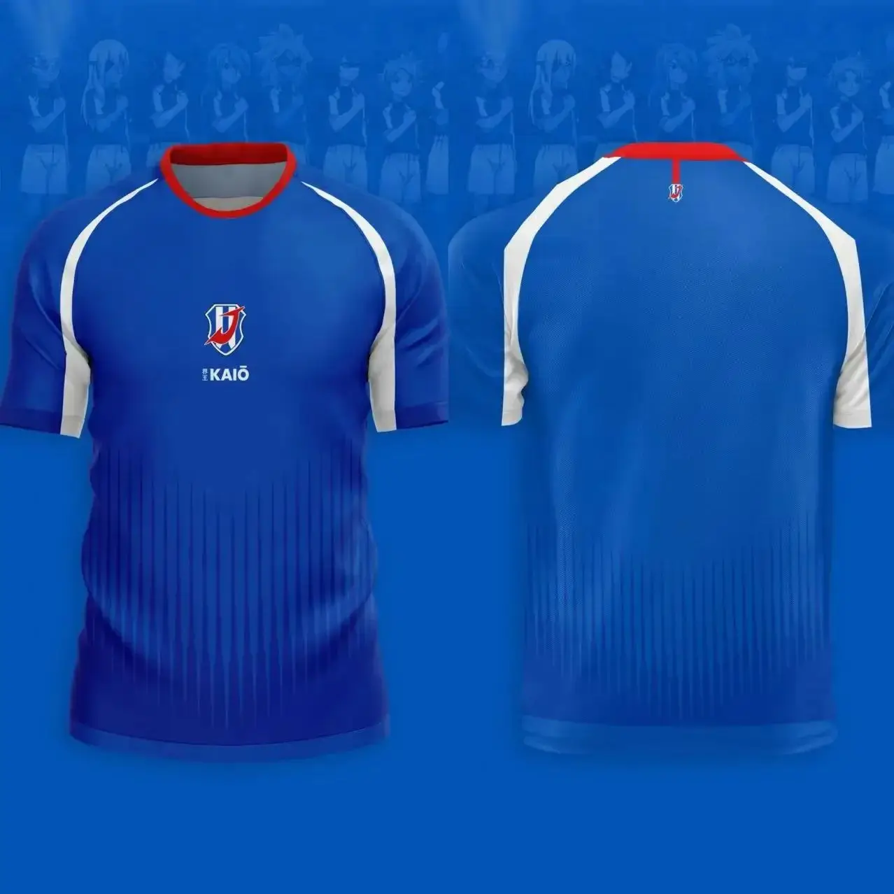 2026 Summer Japan Soccer Anime Jersey Inazuma Eleven Kaio Boys Girls Clothes Sports Casual Breathable Quick-Drying Training Top