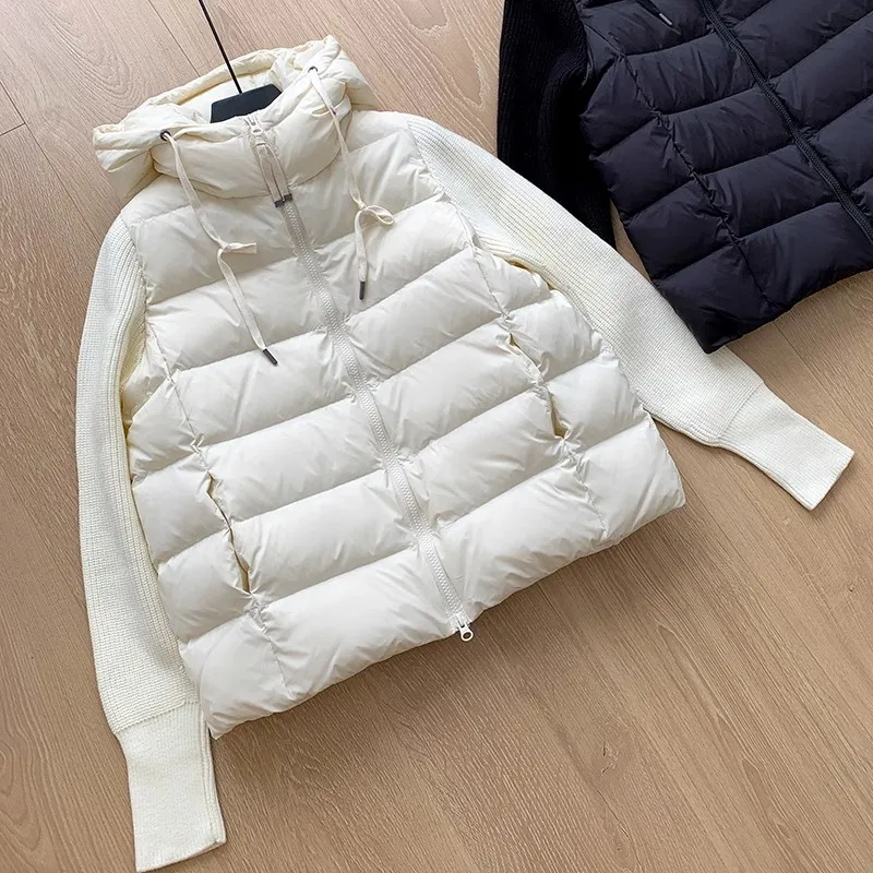 

Autumn Winter 2023 Korean Style Puffer Jacket Women Solid Color Loose Fashion Design Sense Cotton-Padded High Quality Mom Coat