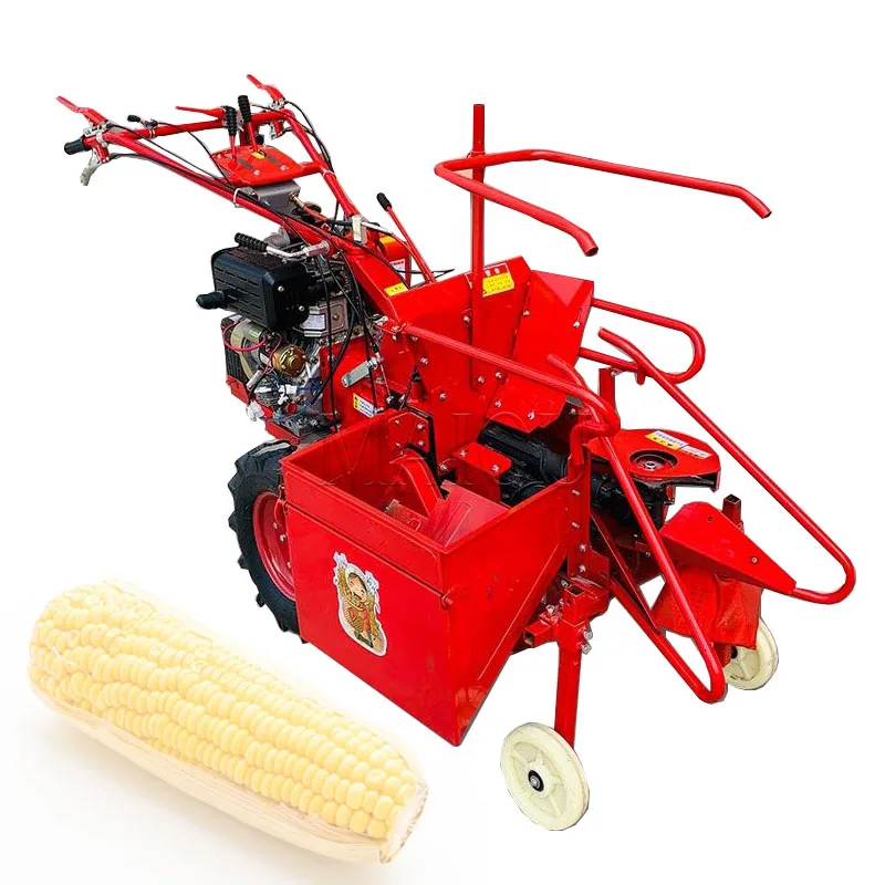 Small Scale Agriculture Home Use Maize Harvester Small Single Row Corn Small Corn Harvester