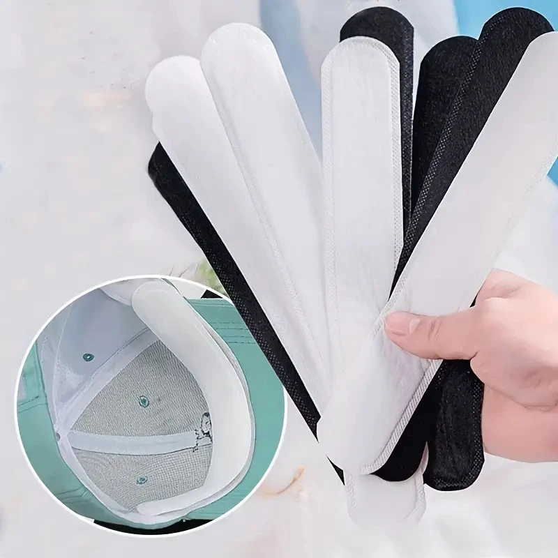 New 100-10PCS Disposable Sweat-absorbing Liner Pads Hat Anti-dirt Belt Cap Size Reducer Sticker Neck Sweat Absorbing Strips Pads