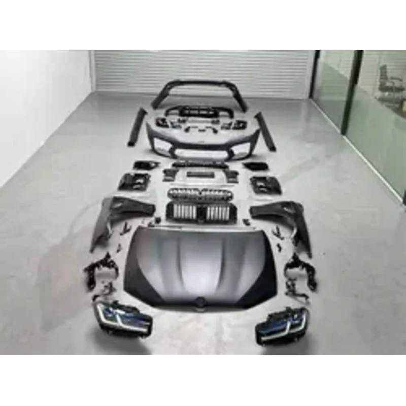 مصد السيارة لـ 5-series F10 ترقية 2021 G30 M5 طقم الجسم المصباح الخلفي F10 ترقية قديمة طقم الجسم الجديد شعبي #2