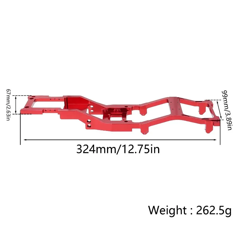 1/12 MN82 MN82S LC79 RC Metalowa rama podwozia do zdalnie sterowanego samochodu, akcesoria do tuningu