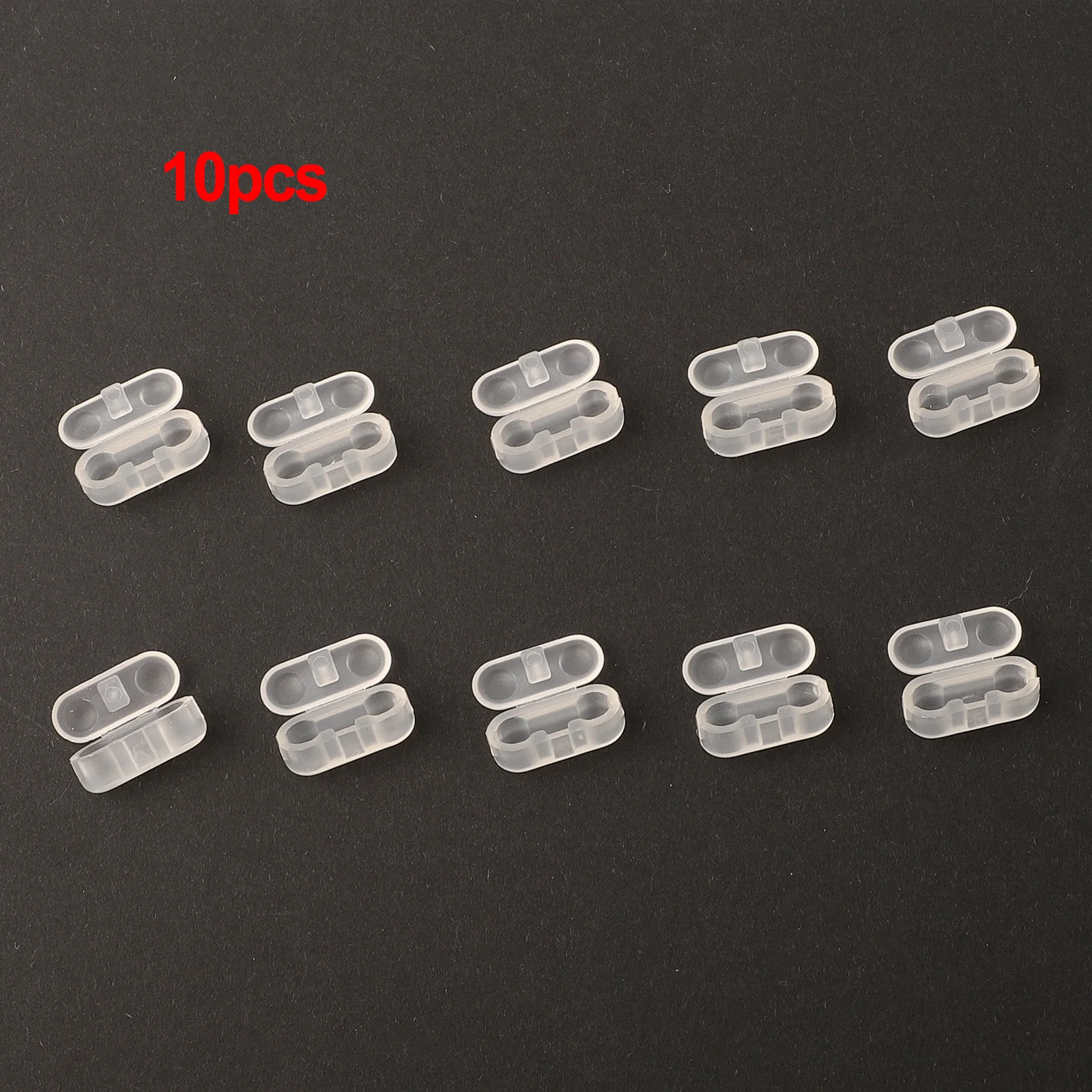 Clip Tirare il connettore del cavo Tenda verticale bianca 10/30/50 pezzi 6x4,5 mm Connettore del cavo di trazione cieca di alta qualità