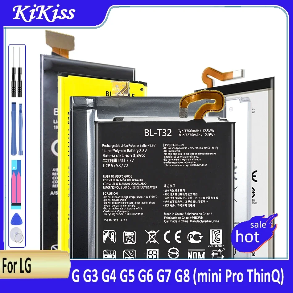 Battery BL-42D1F BL-47TH BL-48TH BL-49SF BL-51YF BL-53YH BL 54SH/59UH/T32/T39/T41 For LG G G3 G4 G5 G6 G7 G8 mini Pro ThinQ H872